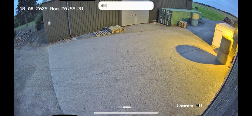 Hikvision 8MP (4K UHD) Turret Camera View